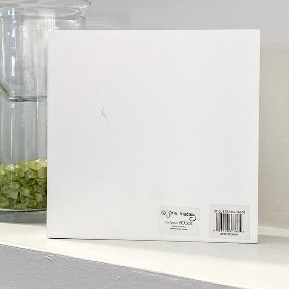 Jane Maday Painted "Pardon My Weeds" Wooden Block - Picture 4 of 6